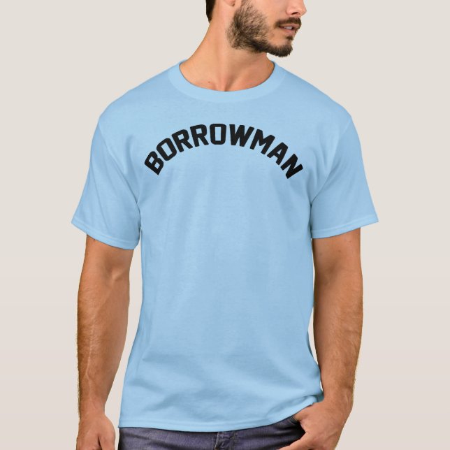Camiseta Para hombre original de Borrowman (Anverso)