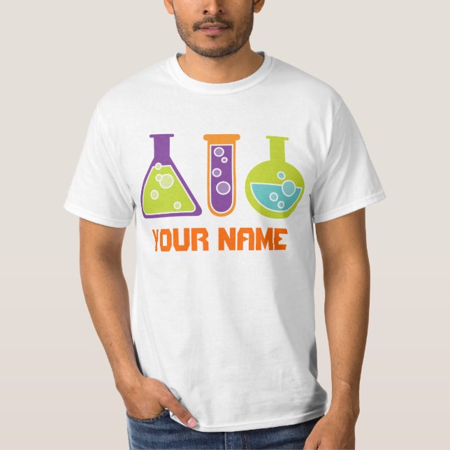 Camiseta para hombre personalizada del laboratorio (Anverso)