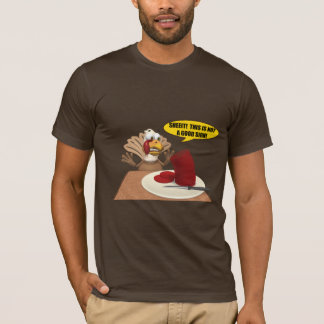 Camiseta para hombre - Rótulos de Thankgiving