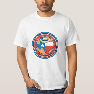 Camiseta para hombre Vintage Texas Cowboy Hat Stat