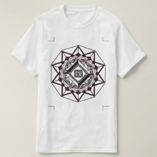 Camiseta para hombres arte mandala
