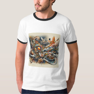 Camiseta para hombres, camiseta impresa, camiseta
