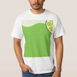 Camiseta para hombres cóctel limón