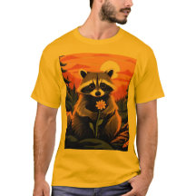 Camiseta para hombres con diseño de ardilla