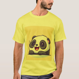 Camiseta Para Hombres Con Panda Design