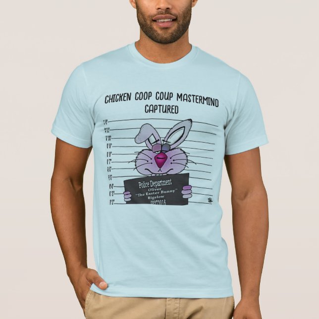 Camiseta para hombres conejitos de Pascua (Anverso)