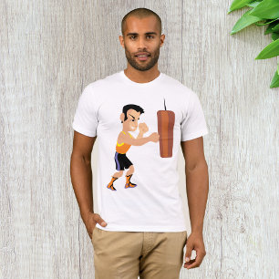 Camiseta para hombres de bolsitas de boxeo