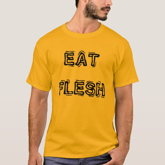 Camiseta para hombres de carne (Anverso)