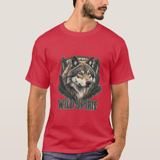 Camiseta para hombres de espíritu salvaje - Tee gr