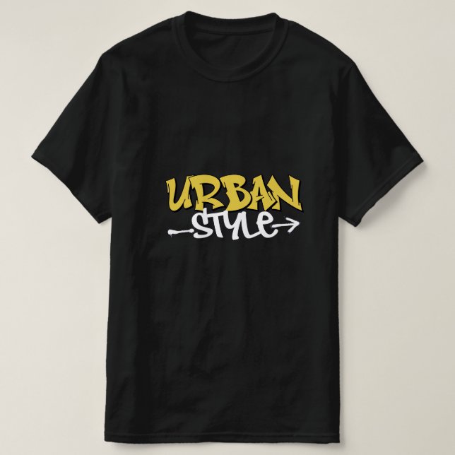 Camiseta para hombres de estilo urbano (Diseño del anverso)