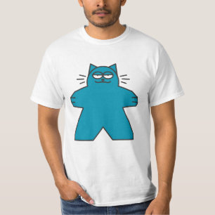 Camiseta para hombres de gato Meeple