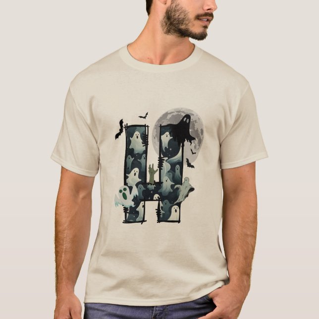 Camiseta para hombres de Halloween (Anverso)