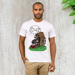 Camiseta para hombres de la casa del perro