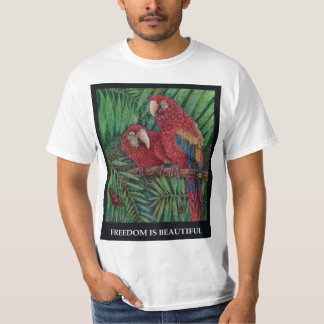 Camiseta para hombres de la conservación de la Tie
