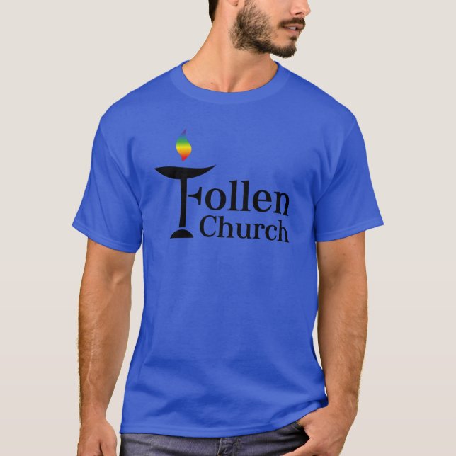 Camiseta para hombres de la Iglesia Follen (Anverso)