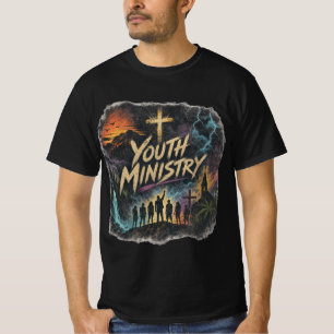 Camiseta para hombres de ministerio de jóvenes