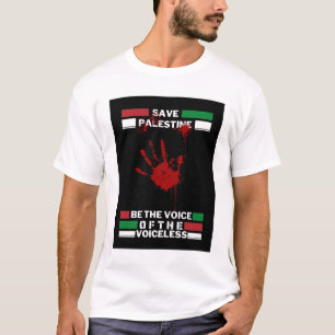Camiseta para hombres de Palestina   Free Palestin