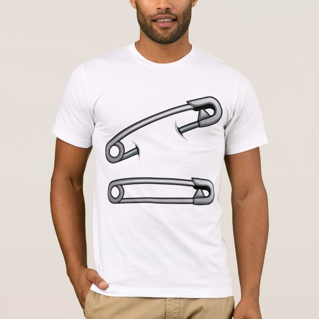 Camiseta para hombres de Pins de seguridad (Anverso)