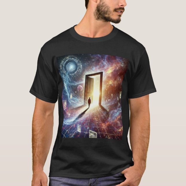Camiseta para hombres de puerta paralela de Recuer (Anverso)