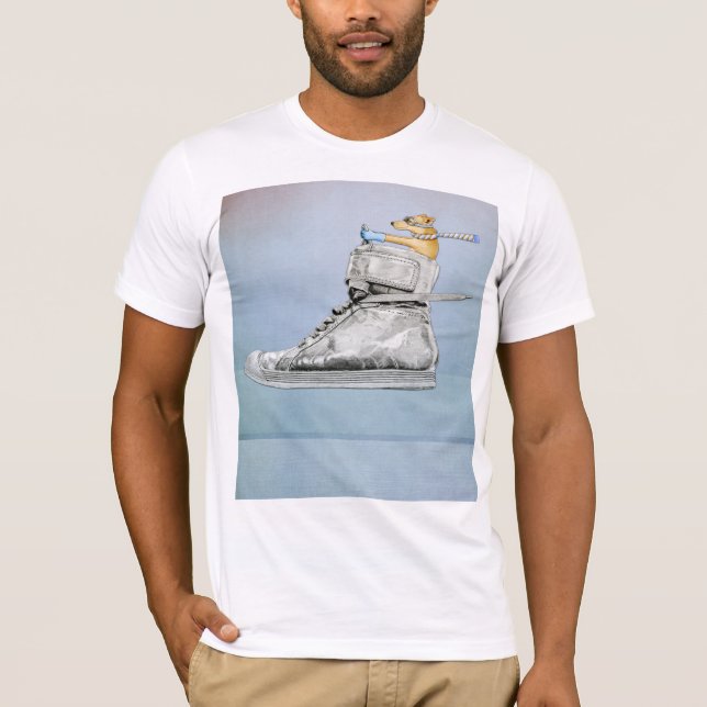Camiseta para hombres de zapato de perro (Anverso)