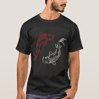 Camiseta para hombres diseño de pescado