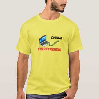 Camiseta para hombres - Emprendedor en línea