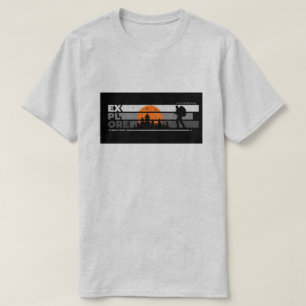 Camiseta para hombres Explorar Aventura Senderismo