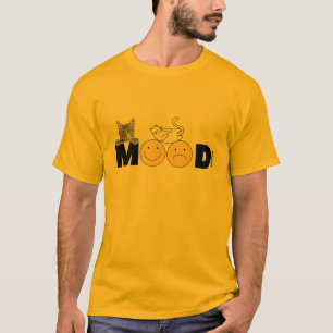 Camiseta para hombres Gato Divertido de Humor