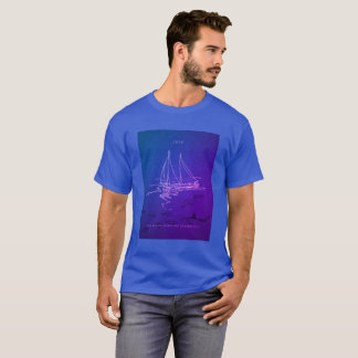 Camiseta para hombres Gráfico de aventura de vela 