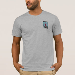 Camiseta para hombres, gran logo en la espalda