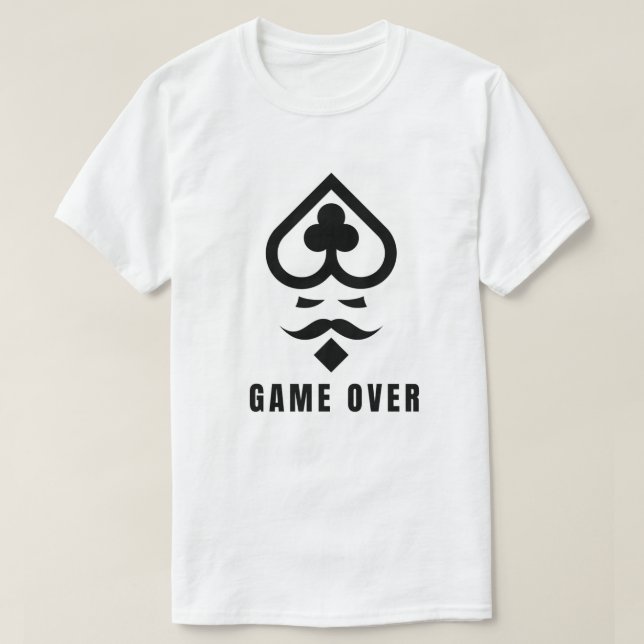 Camiseta para hombres juego TERMINADO  (Diseño del anverso)