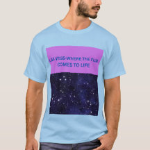 CAMISETA PARA HOMBRES LAS VEGAS DONDE LA DIVERSIÓN