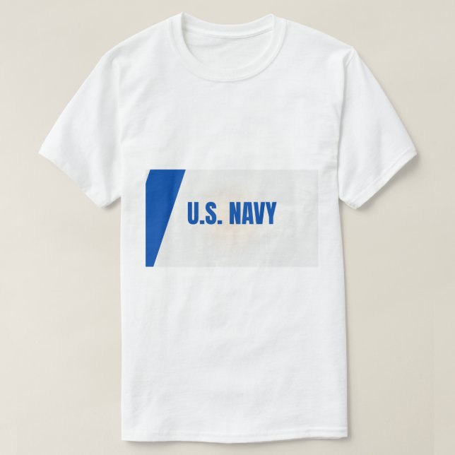 Camiseta para hombres marina de EE. UU.  (Diseño del anverso)