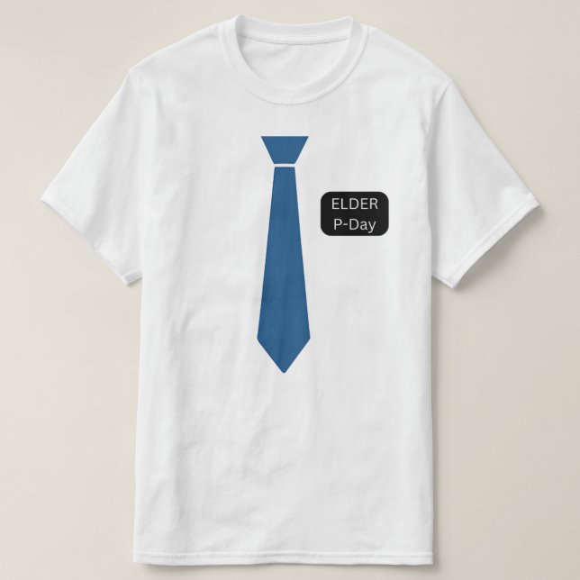 Camiseta para hombres misionarios mayores P-Day™ L (Diseño del anverso)