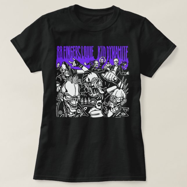 Camiseta Para Hombres Mujeres 88 Dedos Louie Y Dinamita Inf (Diseño del anverso)