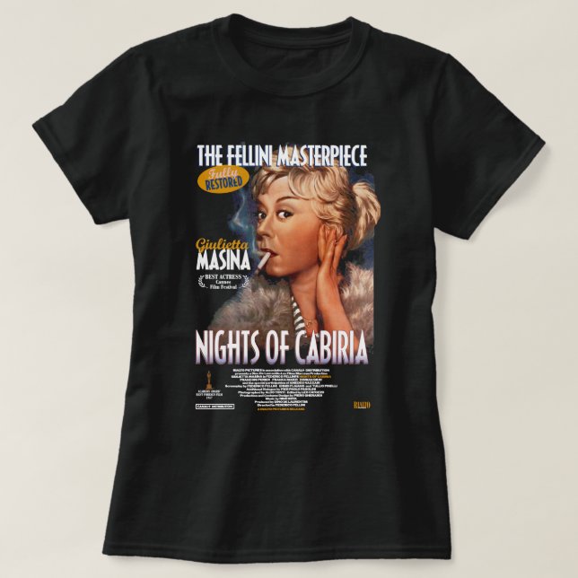 Camiseta Para hombres mujeres federico fellini Idol regalo  (Diseño del anverso)
