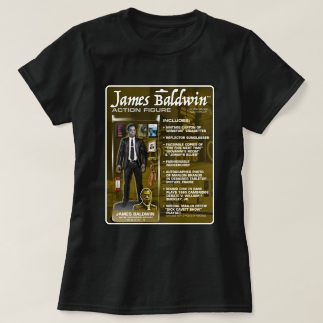 Camiseta Para hombres Mujeres James Baldwin Regalos Para Ve (Diseño del anverso)