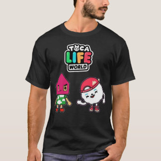 Camiseta Para hombres mujeres Manga Toca Boca Anime Fantást