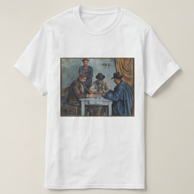 Camiseta para hombres - The Card Players Paul Céza (Diseño del anverso)