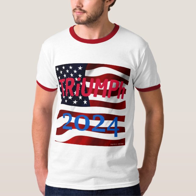 Camiseta para hombres - TRUMP "TRiUMPh 2024" (Anverso)