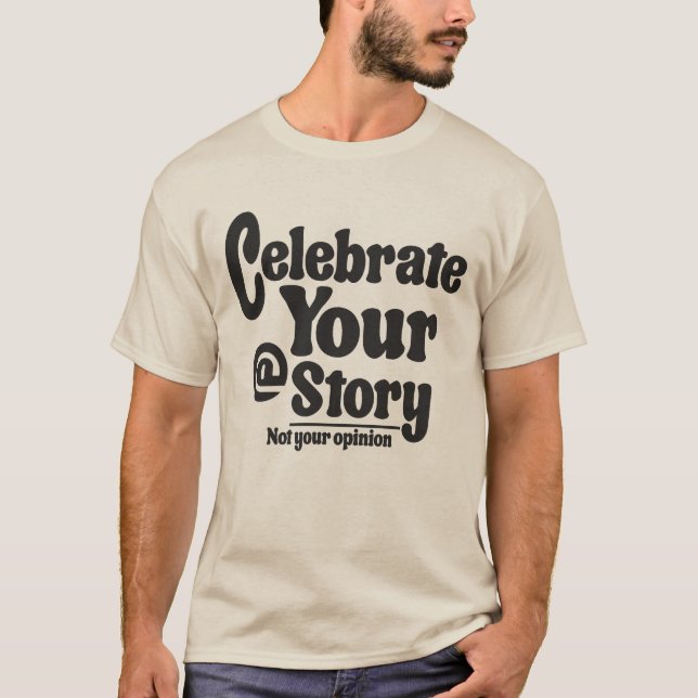 Camiseta para hombres - Typography T-Shirt (Anverso)