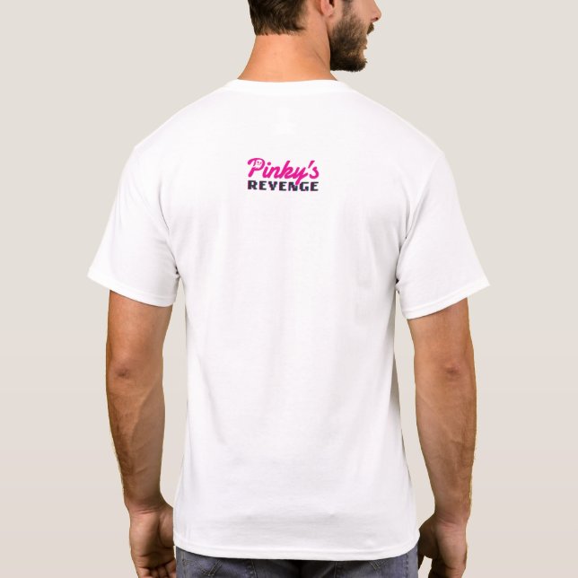 Camiseta para hombres venganza de Pinky (Reverso)