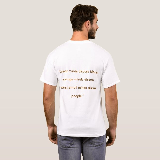 camiseta para hombres y mujeres (Reverso completo)