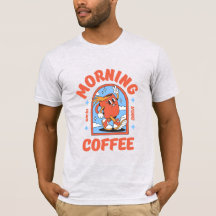 Camiseta para hombres y mujeres - Café matutino