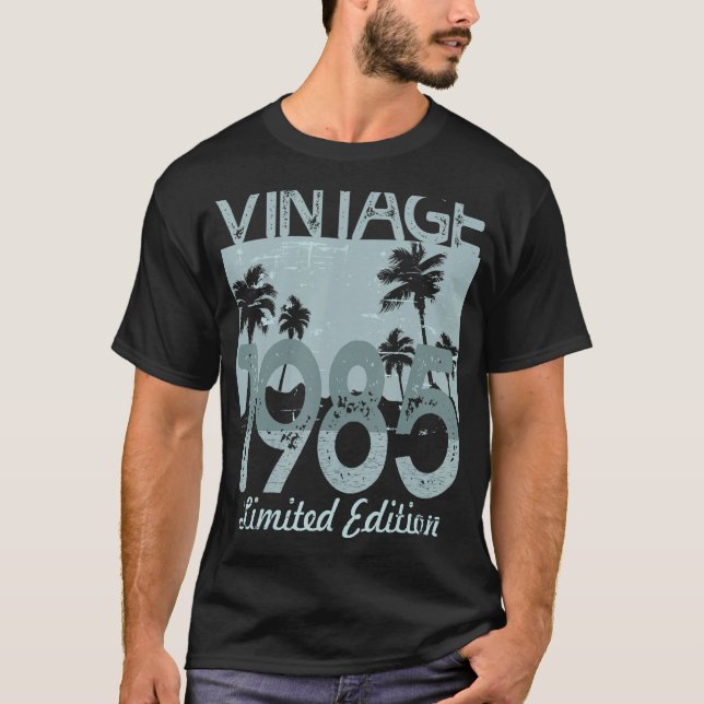 Camiseta para hombres y mujeres nacidos en o venados 1985 (Anverso)
