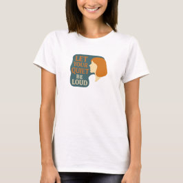 Camiseta para introvertido - deja que tu silencio