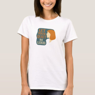 Camiseta para introvertido - deja que tu silencio