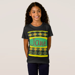 Camiseta Para Jane o You Un Tee Florido