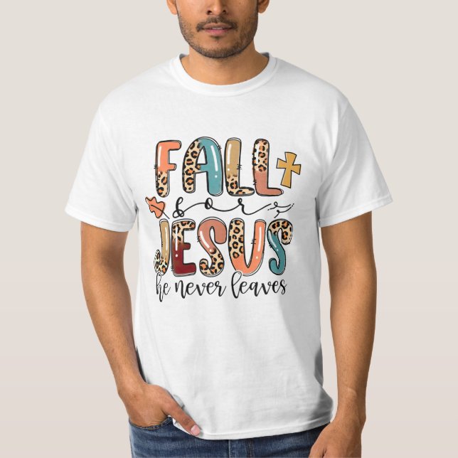 Camiseta Para Jesús, nunca se va (Anverso)