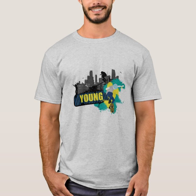 Camiseta para jóvenes patinadores (Anverso)